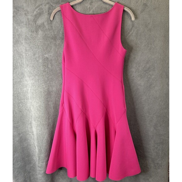 Derek Lam 10 Crosby Sleeveless Flare Ponte Mini Dress Rose Pink Approx. Small - Picture 15 of 16